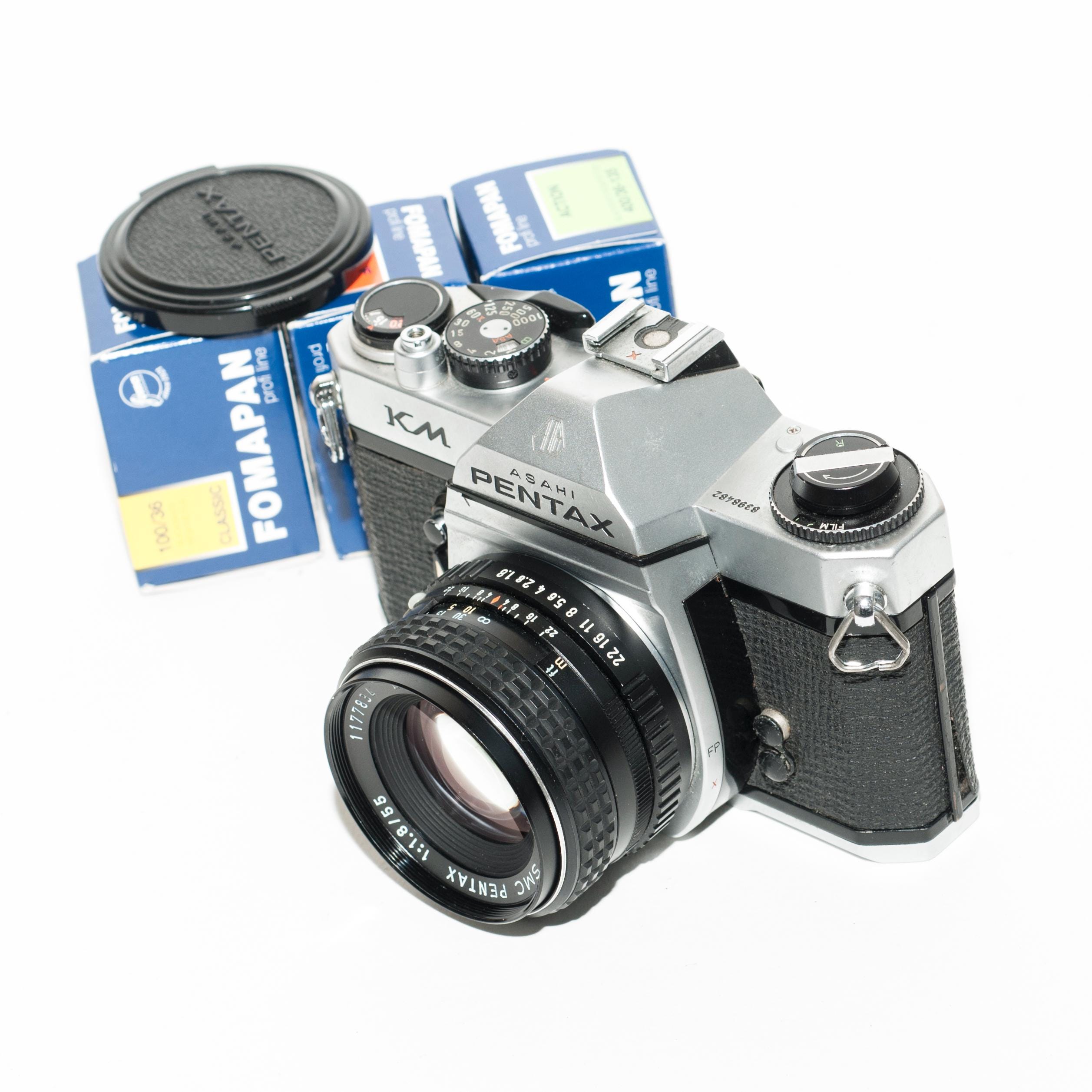 Pentax KM Film Camera: SMC 55mm F/1.8 Lens, 3 Films - Etsy Israel