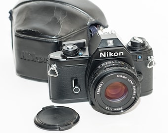 ヴィンテージ Nikon EM 50 mm シリーズ e 1:1,8 レンズ 日本製フィルム