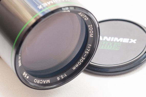 M42 Screw Lens Hanimex 75 300 Mm F 5 6 Macro 1 1 Magnification Etsy