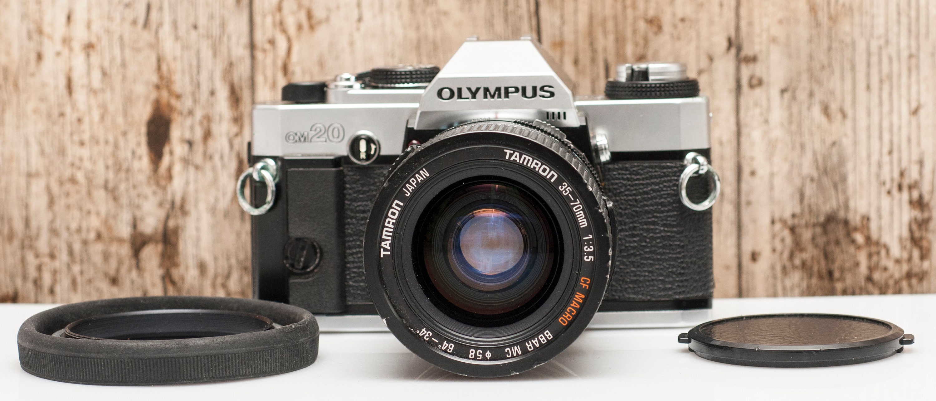Olympus OM 20 With TAMRON CF Macro Lens 35-70 Mm F3.5 - Etsy Denmark