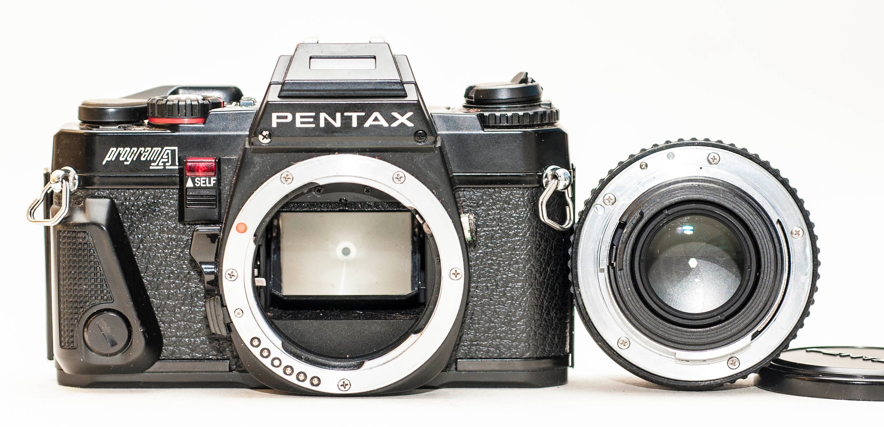 Pentax Program A 35mm Film Camera With 50mm F/1.7 Lens & FOMAPAN