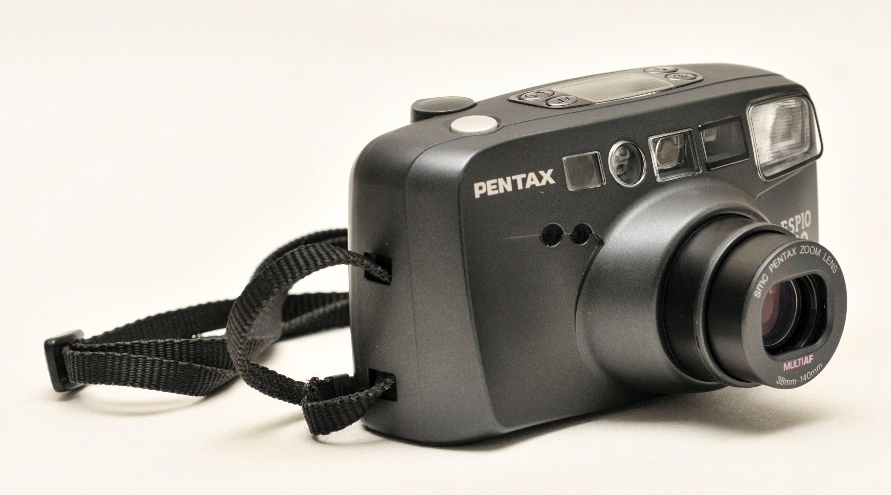 ペンタックス エスピオ 140：ブラック 35mm ポイントシュートフィルム