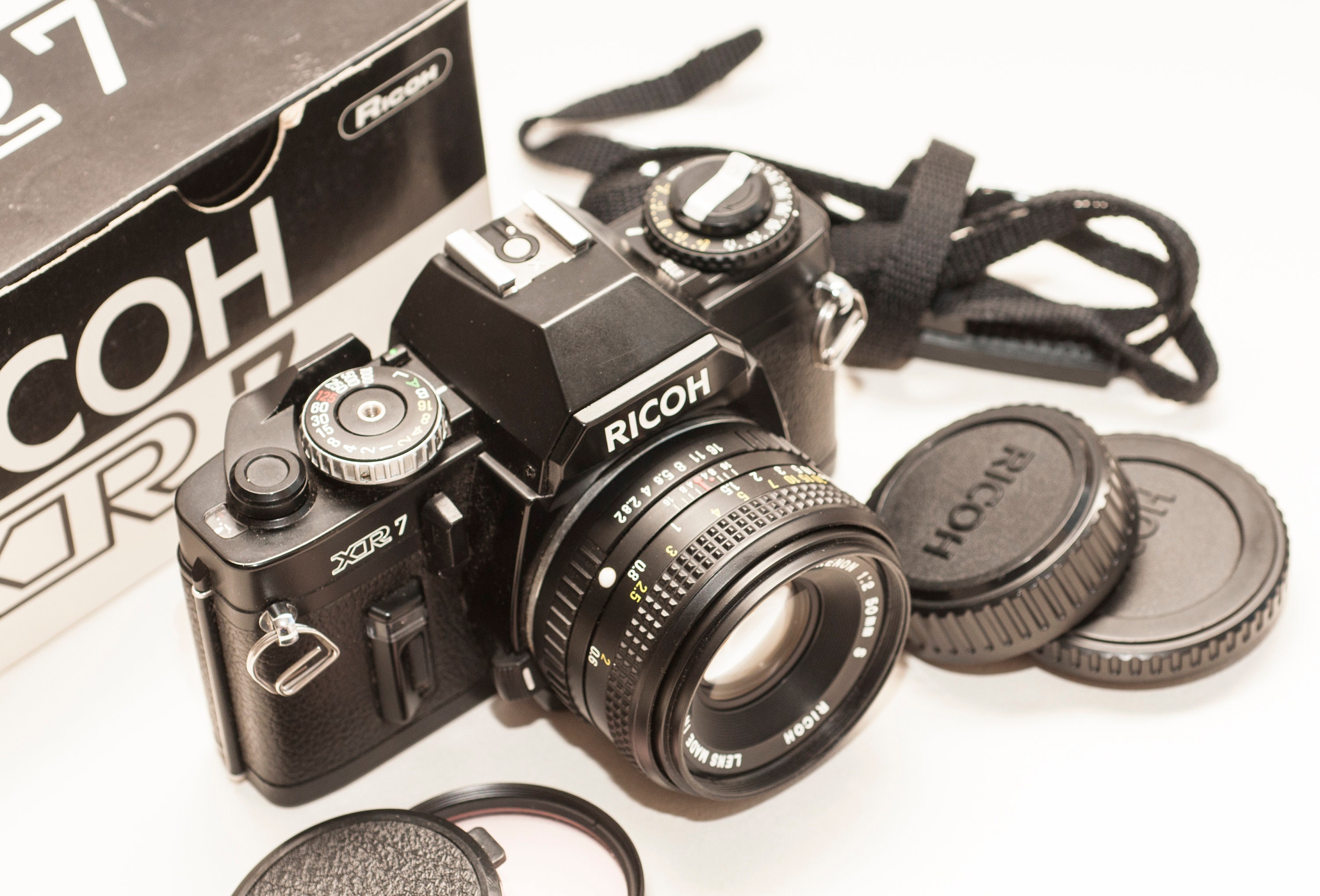 Ricoh KR10 Camera, XR Rikenon 50mm f2 Lens, XR Winder1, Read