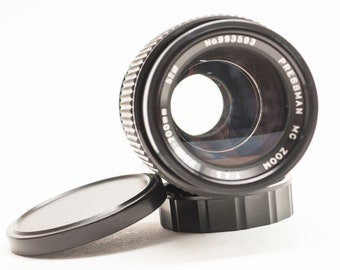 MACRO lens Olympus OM fitting PRESSMAN 80-200 mm F/4.5 - in mint condition.