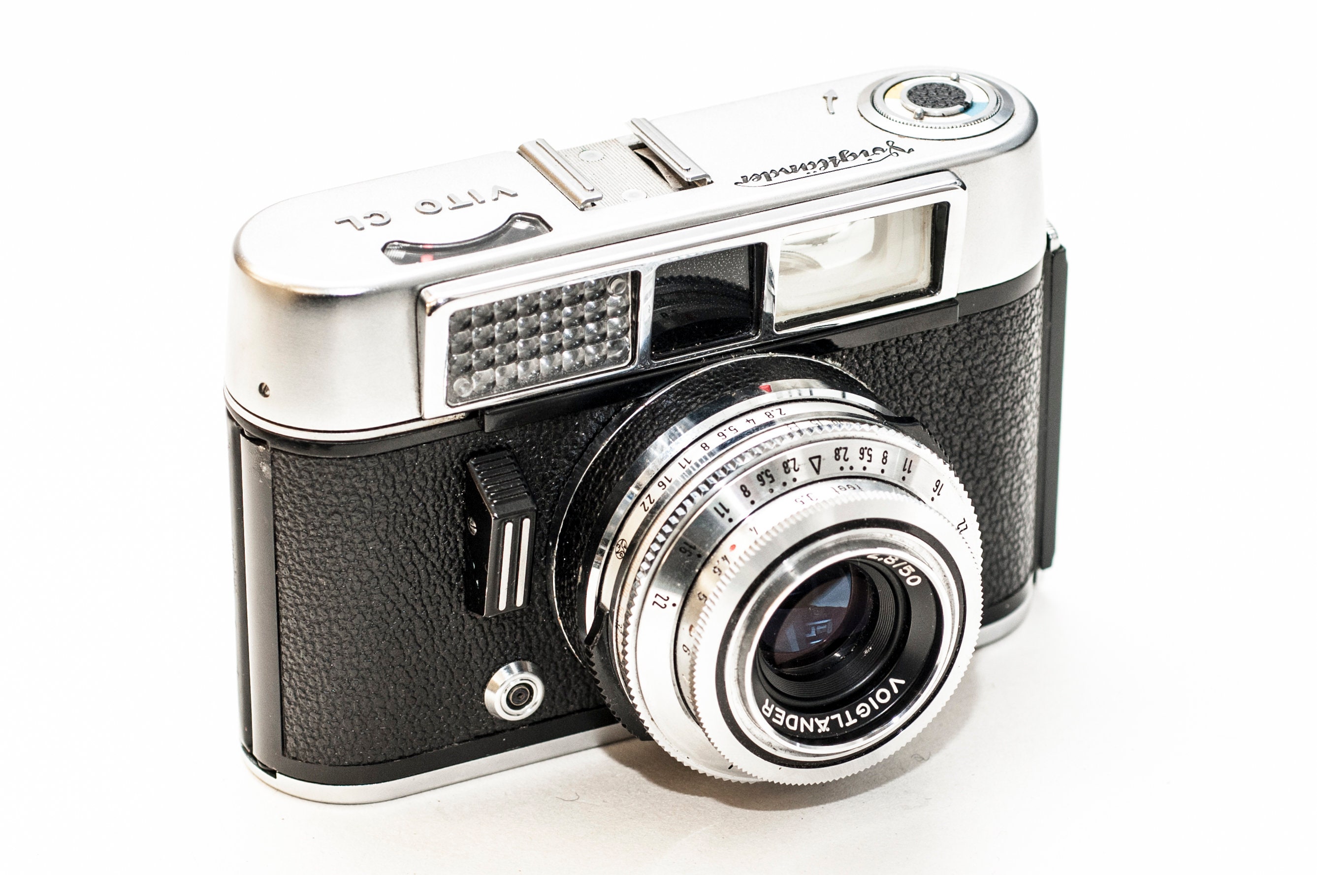 Voigtlander Vito CL With LANTHAR 50 Mm F/2.8 Lens Film Camera 35 