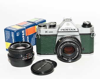 ヴィンテージ ハネウェル アサヒ ペンタックス ES II 35 mm レンズと