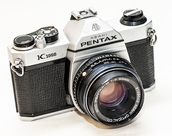 ビンテージ ペンタックス K1000 35 mm フィルム カメラ (50 mm f/2.0
