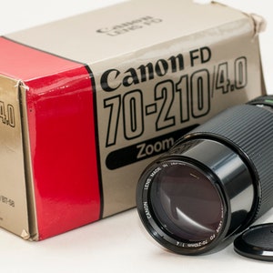 Canon FD lens 70-210mm f/4 MACRO - BOXED.
