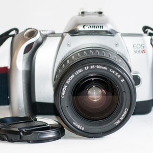 Canon EOS 300V film camera with Canon EF lens 28-90 mm f/4-5.6 II