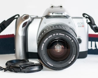 Canon EOS 300V film camera with Canon EF lens 28-90 mm f/4-5.6 II