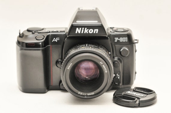 Nikon F801 Film Camera With 50mm F/1.8 Lens & Data Back - Etsy Israel