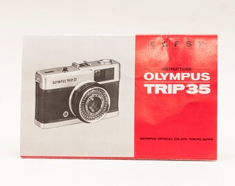 OLYMPUS TRIP 35 Film Kamera Bedienungsanleitung AUSGEZEICHNET