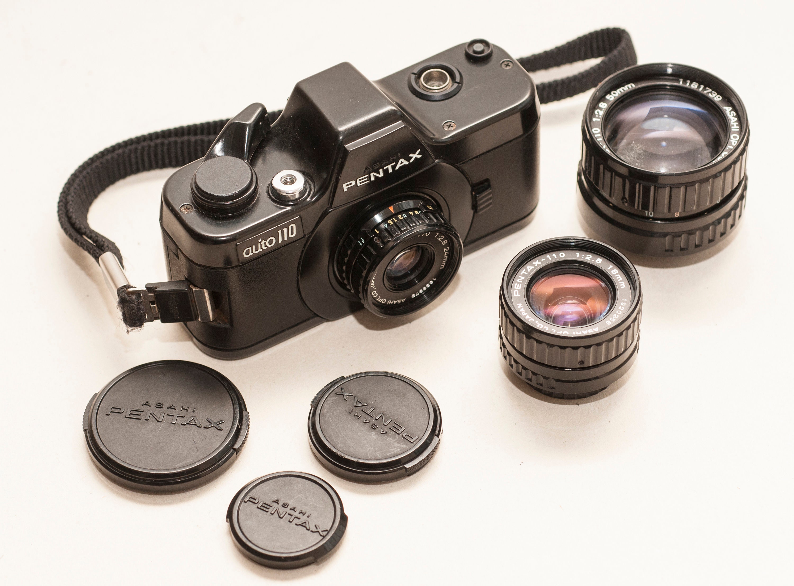 Pentax Auto 110 Full Set With 3 Lenses. - Etsy New Zealand