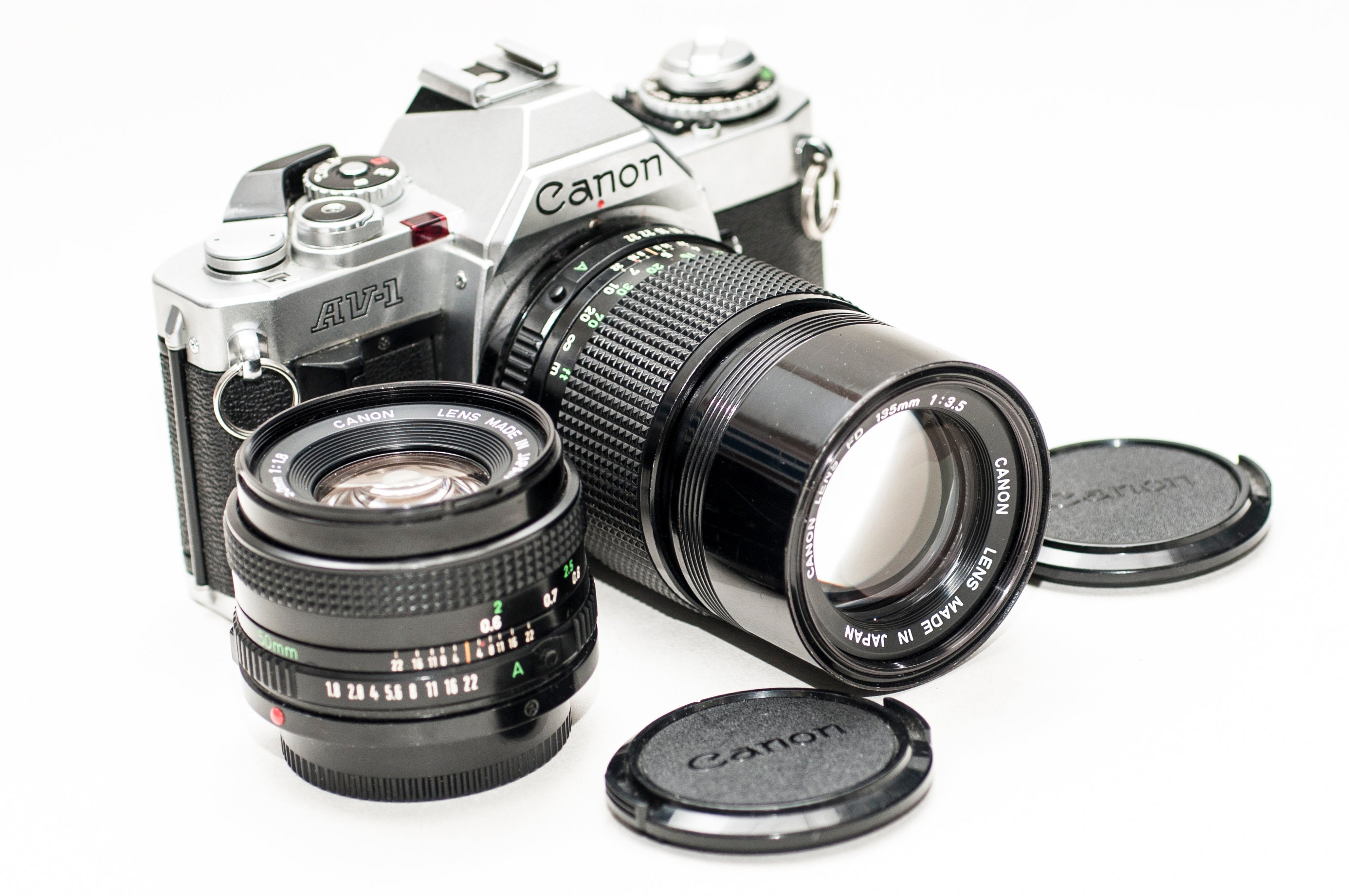 filmcamera Canon L1 +50/1.8 +100/3.5 set filmcamera Canon L1 +50/1.8 +100/3.5 set