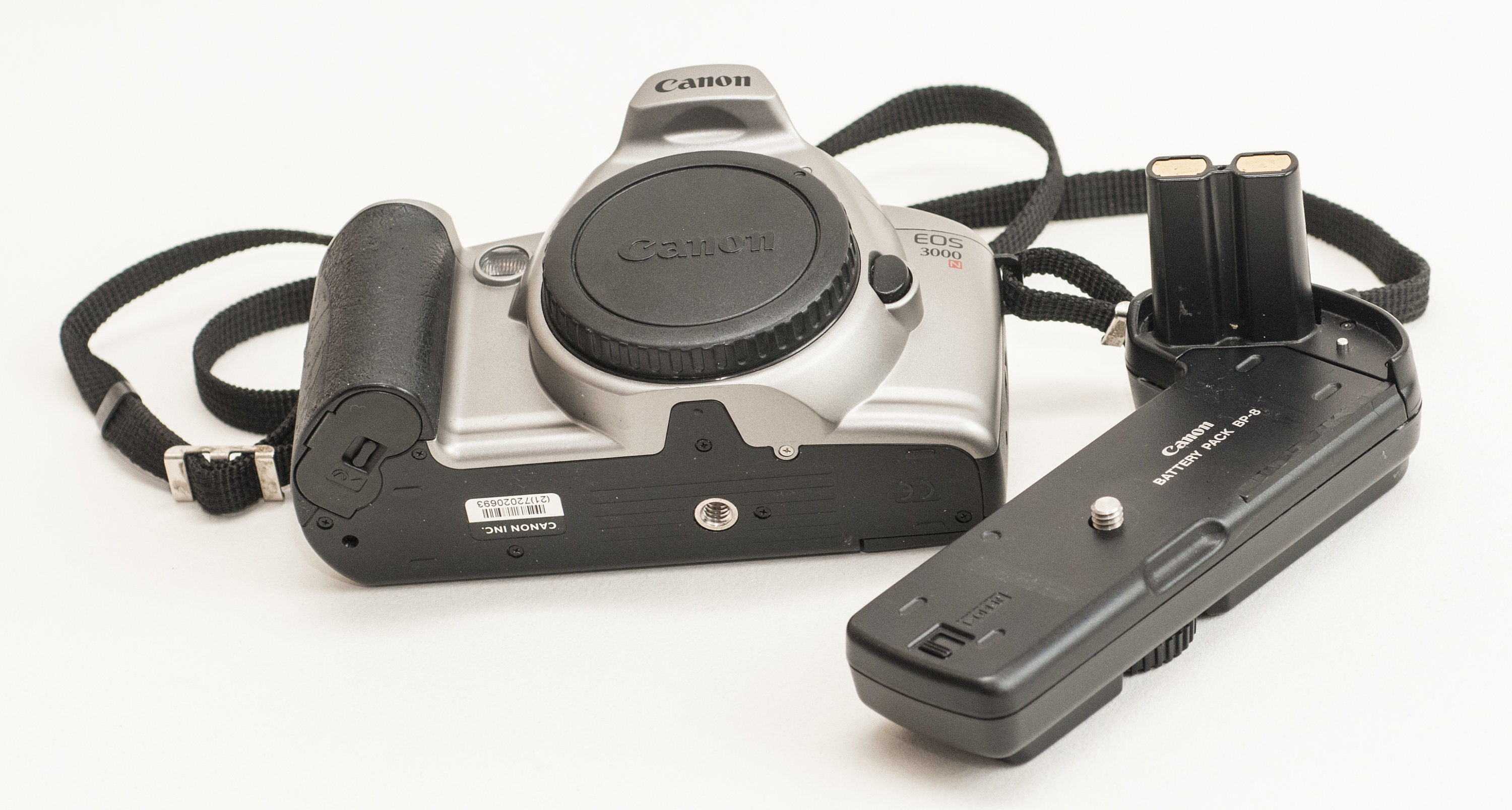 Canon EOS 3000N Film Camera With Canon BP-8 Battery Pack. - Etsy