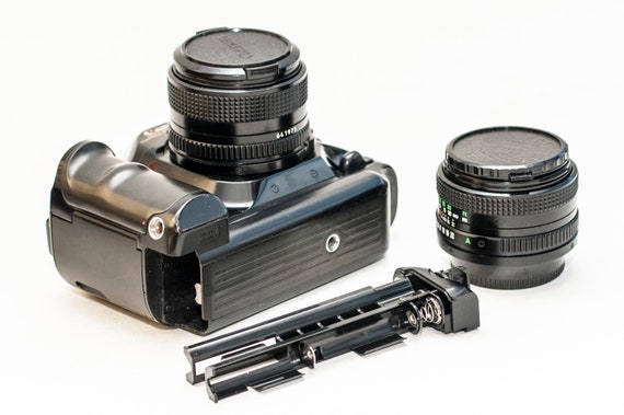 Canon T90 Film Camera With FD 50mm F1.8 & 28mm F2.8 Lenses - Etsy