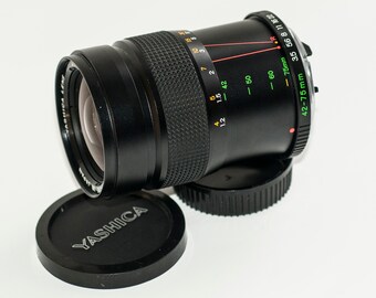 Yashica ML Zoom Lens 42-75mm, Contax Mount, Adapts to Dslr