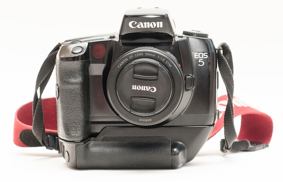 Canon EOS 5 Film Camera With Canon EF STM 50 Mm F1.8 Lens