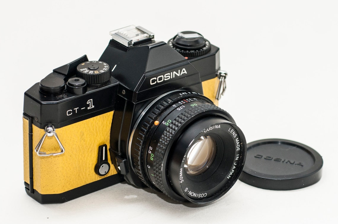 COSINA CT1 film camera with COSINONS 50mm f/2 cosina lens Etsy
