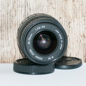 SONY A fit SIGMA lens 24-70 mm f3.5-5.6