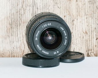 SONY A fit SIGMA lens 24-70 mm f3.5-5.6