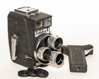 Arco Eight Double 8mm Cine Film Camera - Triple Lens - Fully