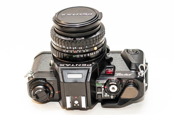 Pentax Program A 35mm Film Camera With 50mm F/1.7 Lens & FOMAPAN