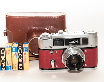 改修済み FED-3 35 mm レンジファインダーフィルムカメラ、ソ連製