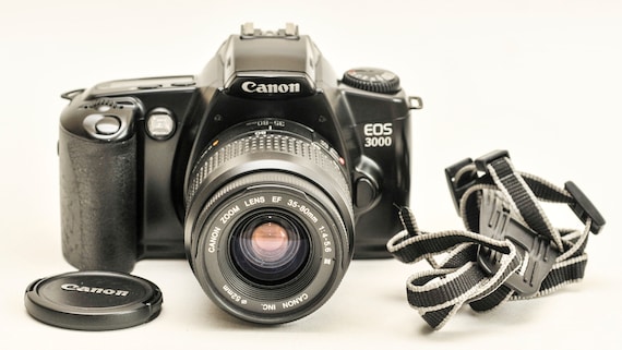 Canon EOS 3000 Film Camera With 35-80mm Lens & Strap - Etsy Canada