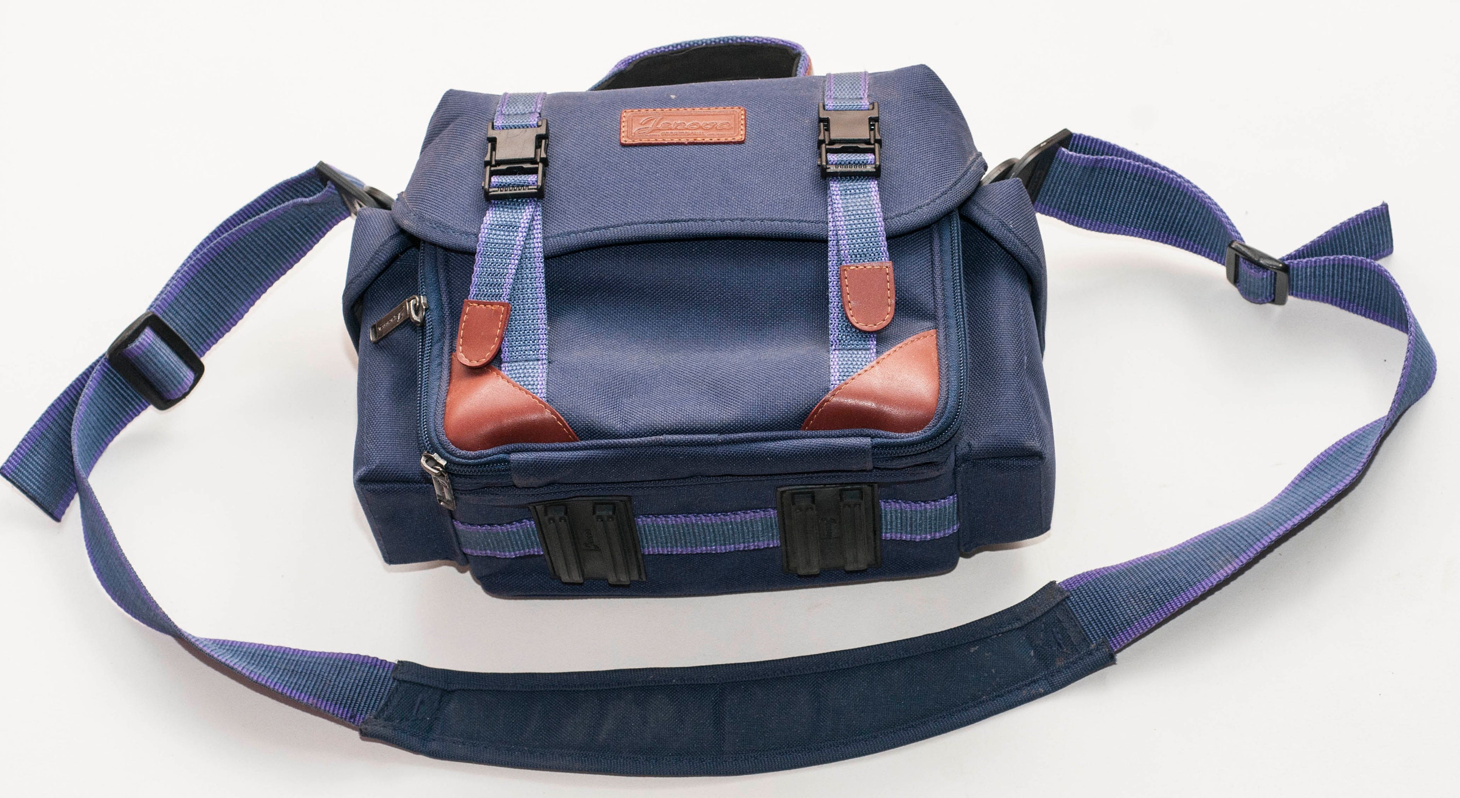 Vintage Jenova Logo Camera Bag With Adjustable