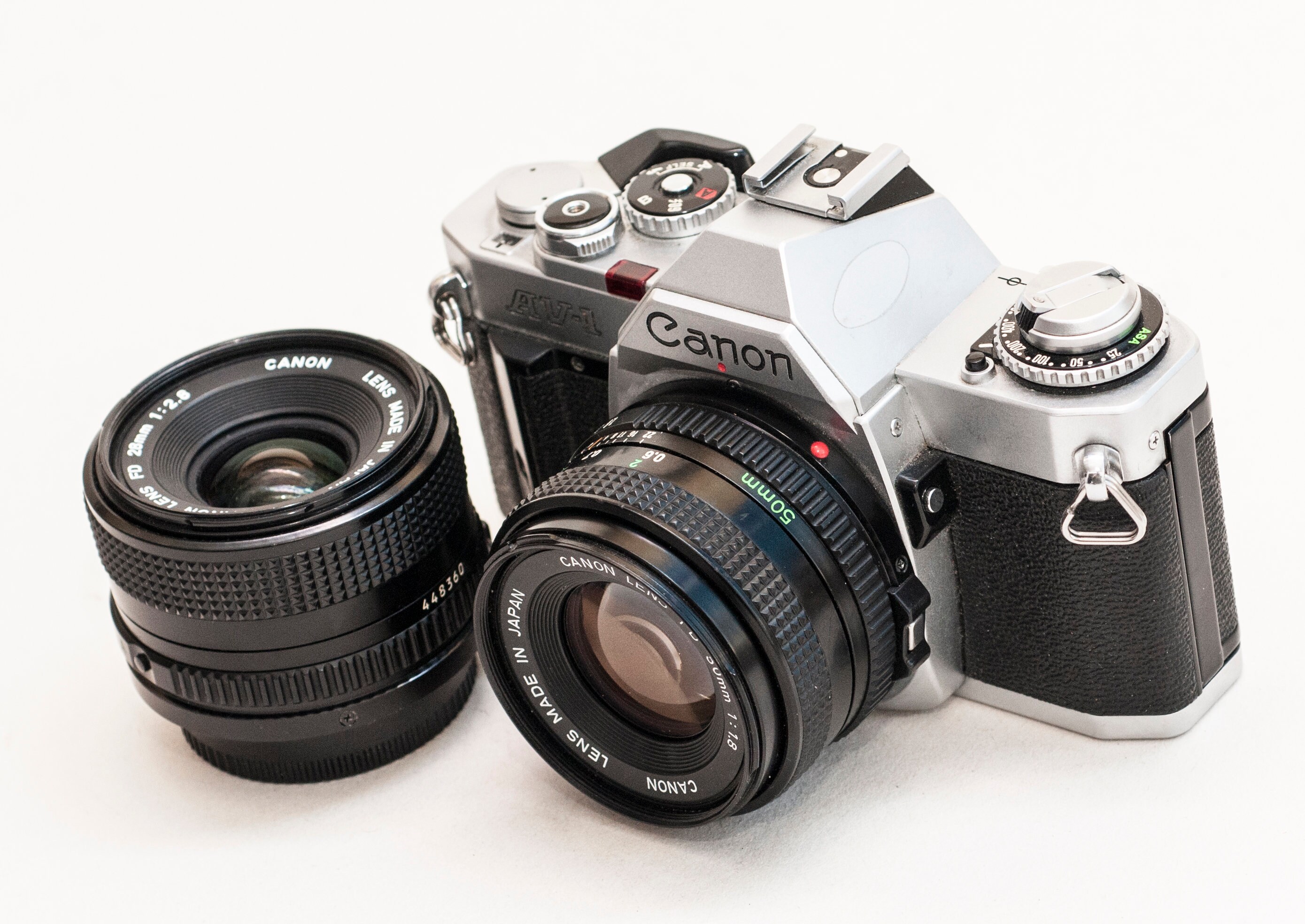動作品】CANON AV-1 + NEW FD 50mm F2 カメラ オールドレンズ