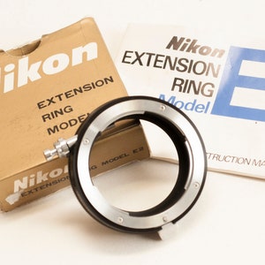 Nikon extension ring MODEL E2 - for Nikon F2 series and NIKKORMAT cameras- new like.