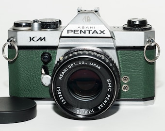 Vintage Pentax KM 35mm Film Camera - Sirius Zoom Lens, 1970s Japan