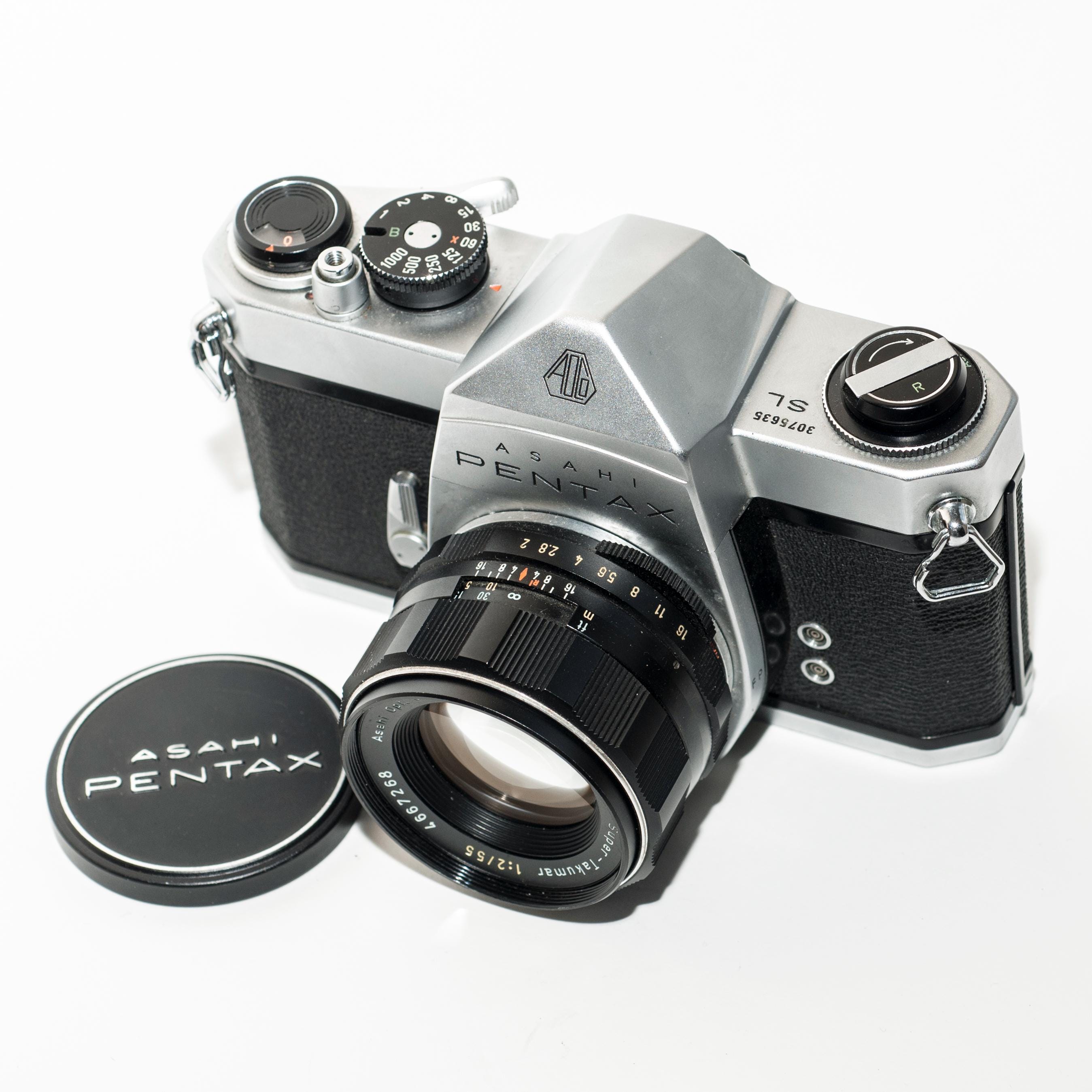 PENTAX フィルムカメラ 一眼レフ カメラ SL+Takumar ヴィンテージ ペンタックス SL 35 mm フィルムカメラ（スーパー