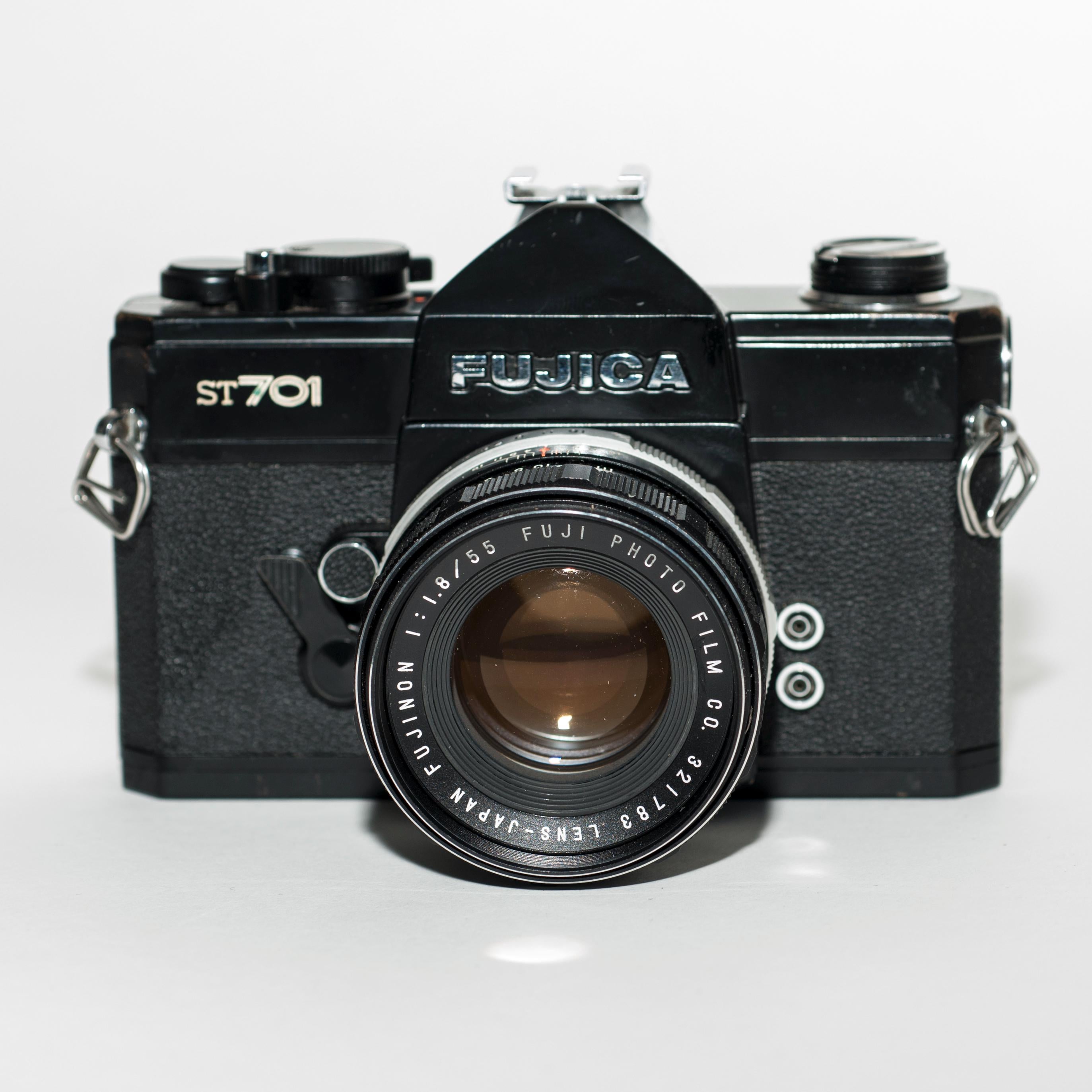 FUJICA ST801/ ST701 一眼レフフイルムカメラ2機とレンズ4機
