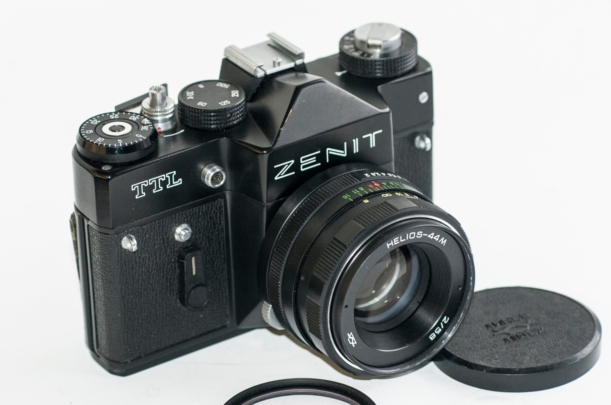 Film camera ZENIT TTL with HELIOS 44M 55mm f/2 lens Etsy