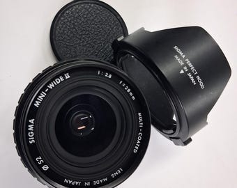 Nikon fit SIGMA MACRO 28mm f/2.8 Wide Angle Lens