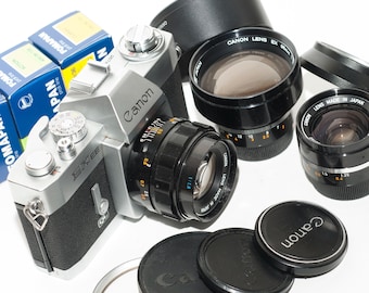 80年代のヴィンテージ Canon Sure Shot Zoom XL 35mmフィルム