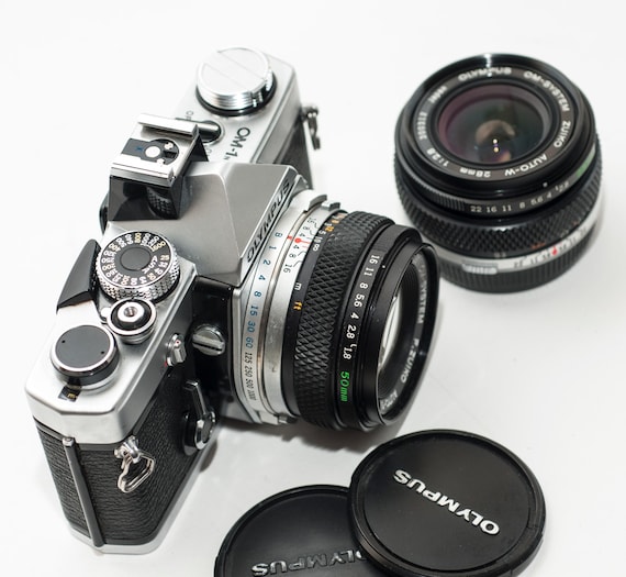 カメラ、光学機器 【】 OLYMPUS OM-1 28mm 50mm