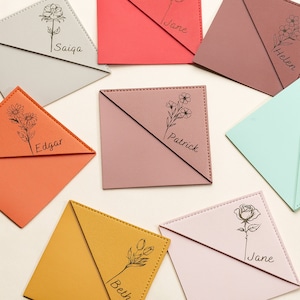 Personalized Bookmark,Leather Bookmark,Custom Bookmarks,Leather Corner Bookmark,Book Lovers Gifts,Custom Name Bookmark