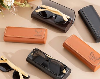 Occhiali da sole in legno personalizzati, set di occhiali da sole, set regalo per lo sposo, occhiali da sole per matrimonio, regali per feste di matrimonio, occhiali da sole con nome