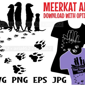 Meerkat Art - Download for Cricut and Vinyl Plotters