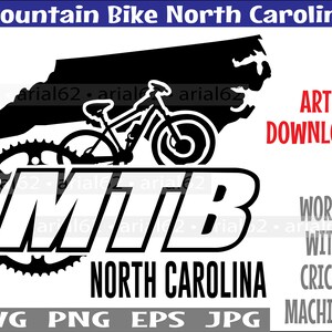 Mountain Bike North Carolina - ClipArt MTB per il tuo progetto!