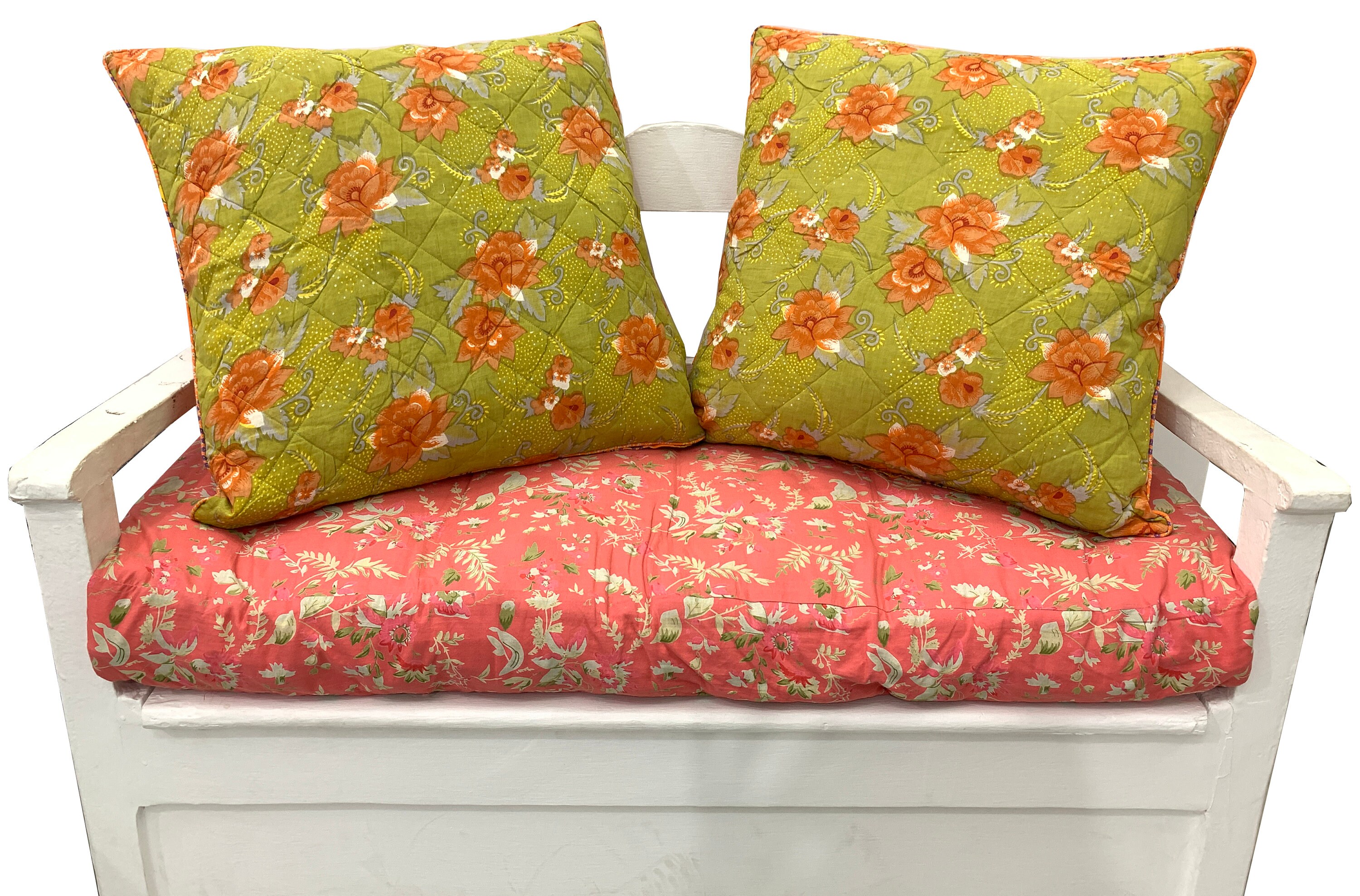 Cotton Cushion Covers Quilted Cushion Covers Decorative Etsy