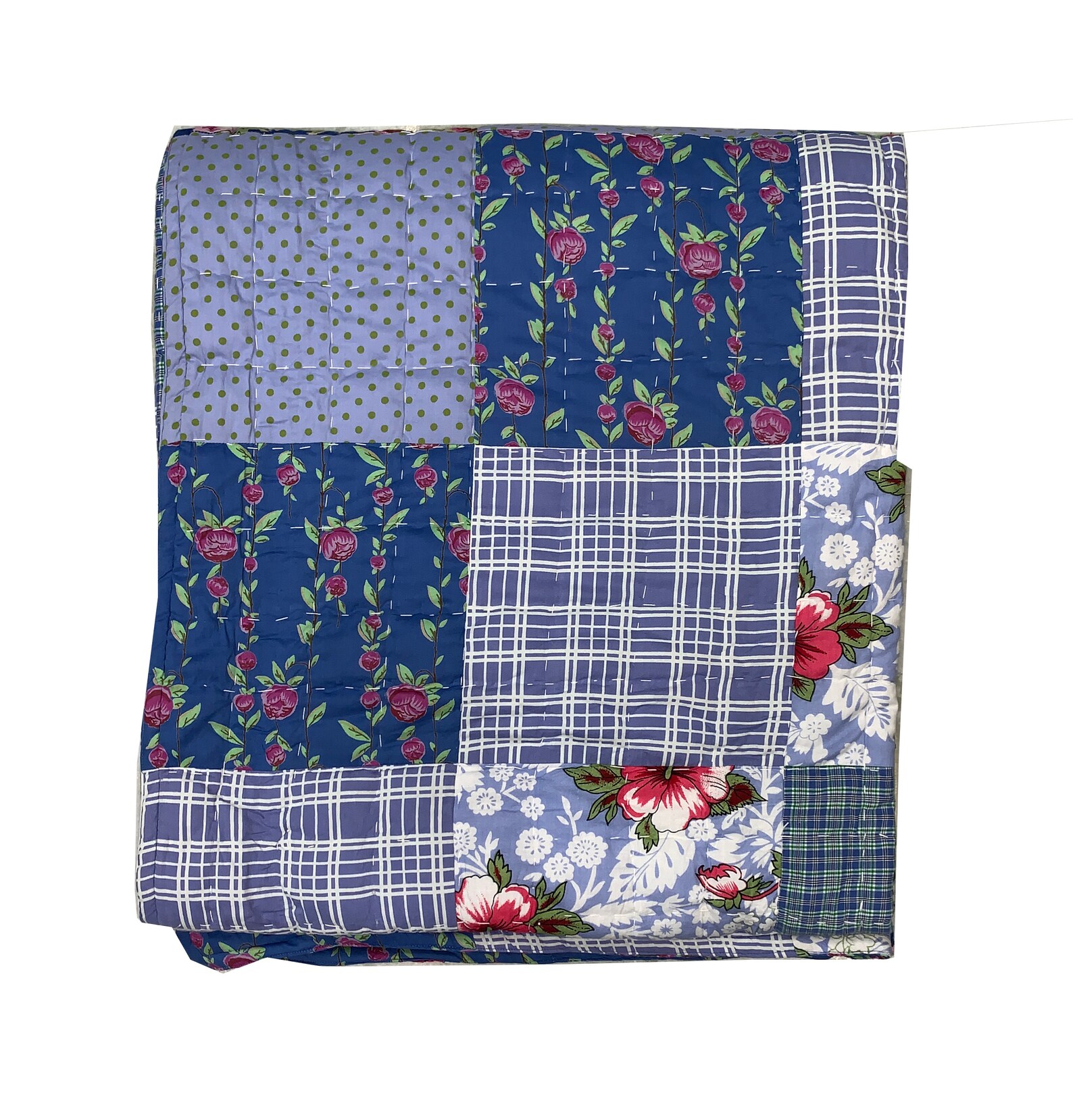 Cotton Quilts SINGLE Quilt Cotton Patchwork Quilt Etsy