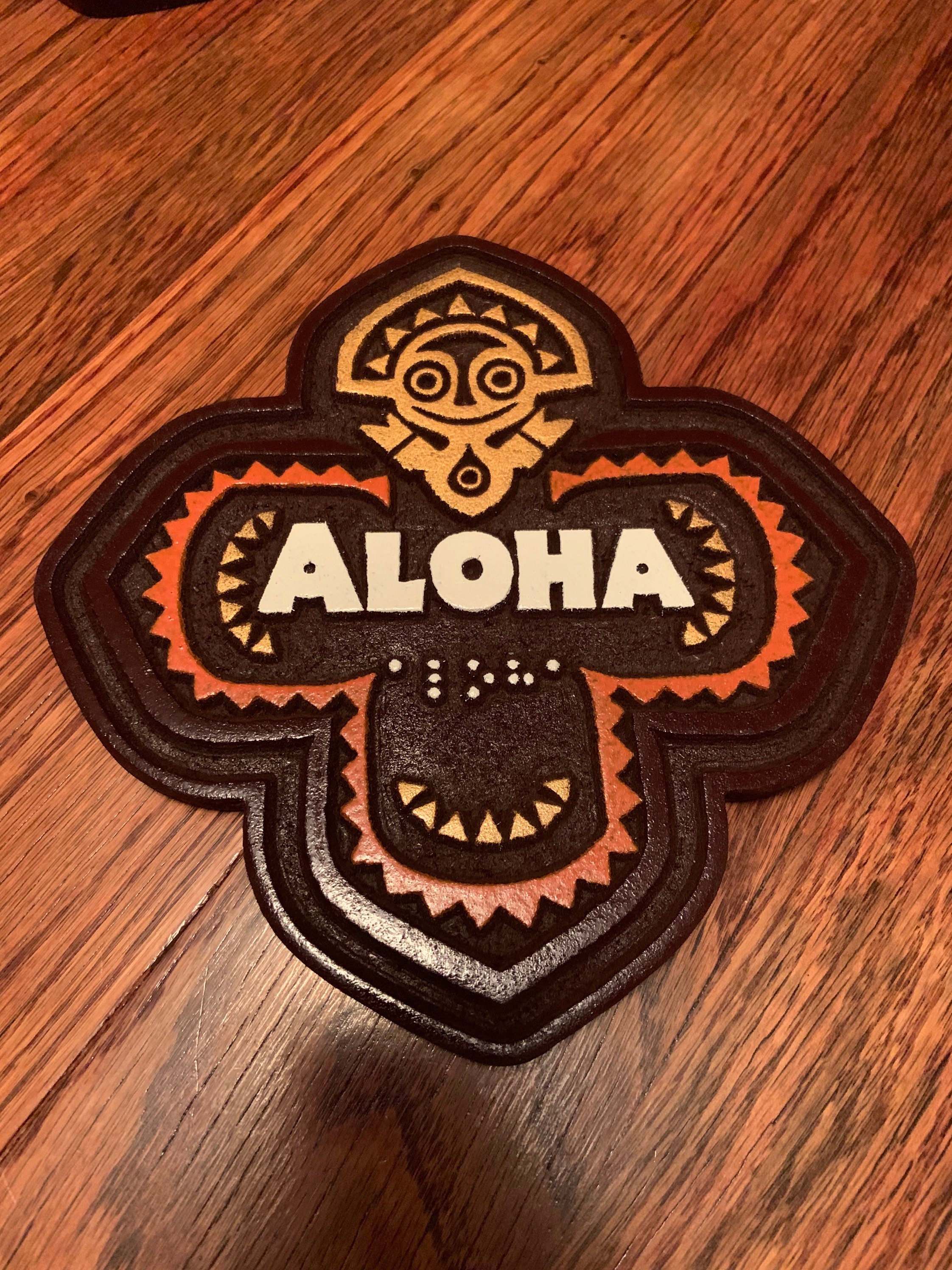 Pataloha Sign Polynesian Aloha Door Sign - Etsy