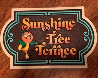 Sunshine Tree Sign