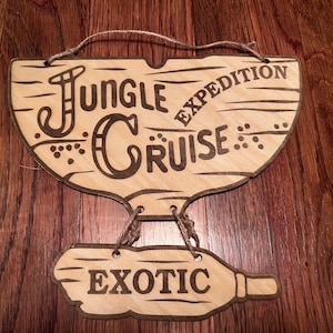 Jungle Cruise Sign