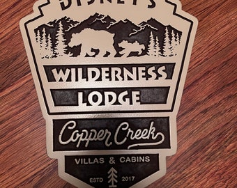 Copper Creek at Wilderness Lodge sign