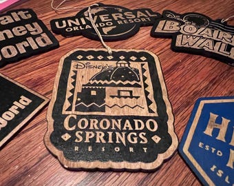 Disney Resort Ornaments 6 Bundle
